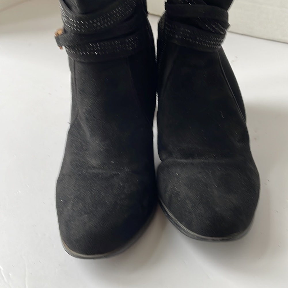 Suede Ankle Booties - Picture 4 of 9